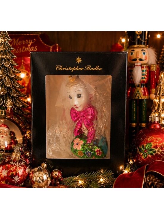 Christopher Radko Other - Christopher Radko Honey Lamb Glass Christmas Ornament 1999 Poland NOS Boxed